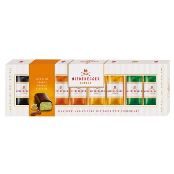 Niederegger Marzipan Classic Variations, 4 Assorted 100g