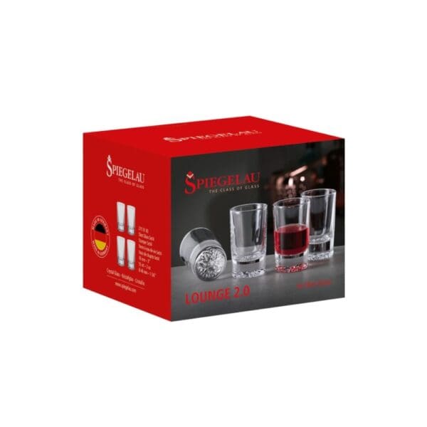 Spiegelau Lounge 2.0 Shot Glasses 4 Pack - Image 2