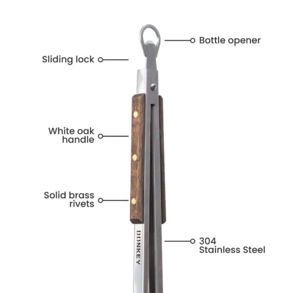 Donkey Long Tong Grill Tongs - Image 3