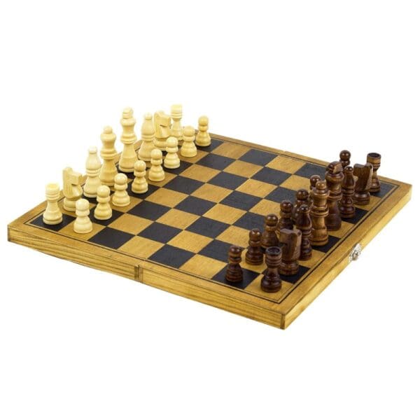 Professor Puzzle Wooden Chess Set - Image 3