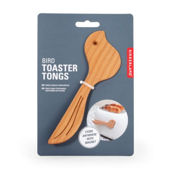 Kikkerland Bird Toaster Tongs