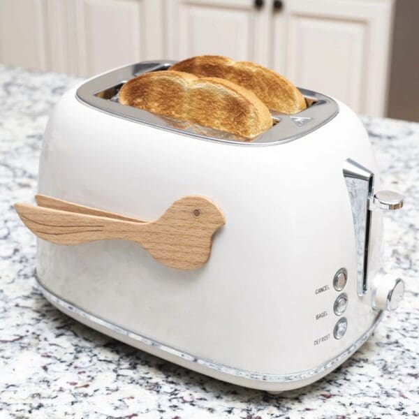 Kikkerland Bird Toaster Tongs - Image 3