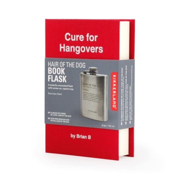Kikkerland Hair Of The Dog Flask