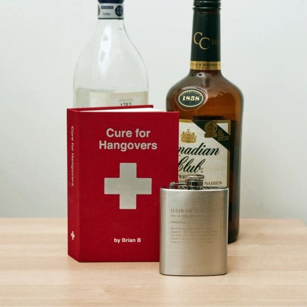 Kikkerland Hair Of The Dog Flask - Image 3