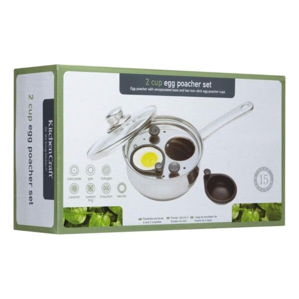 KitchenCraft Egg Poacher Pan 16CM - Image 2