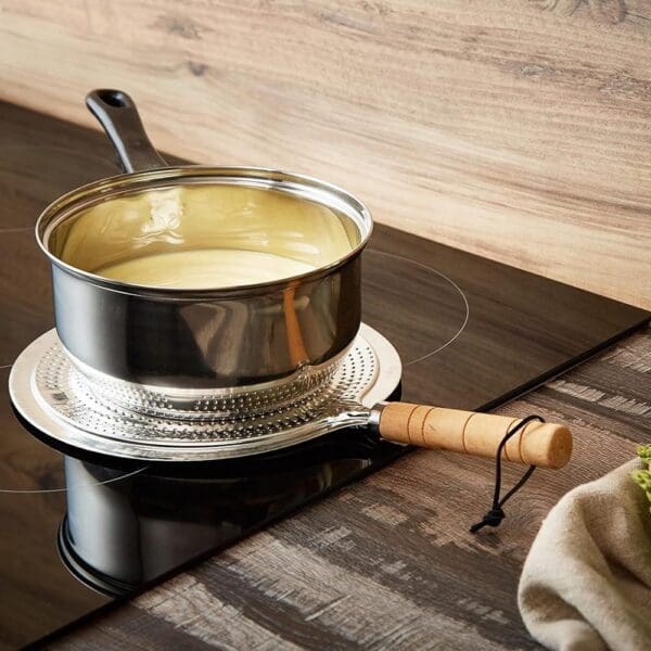 KitchenCraft Heat Diffuser/Simmer Ring Wooden Handle - Image 2