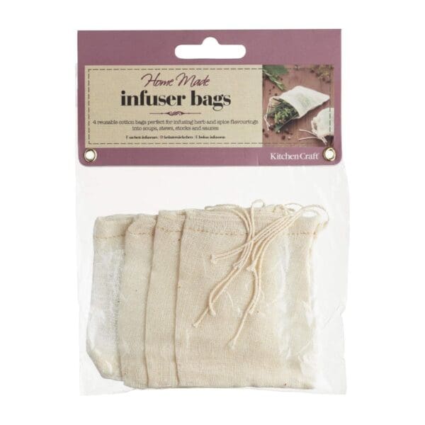 KitchenCraft Spice Bags Four
