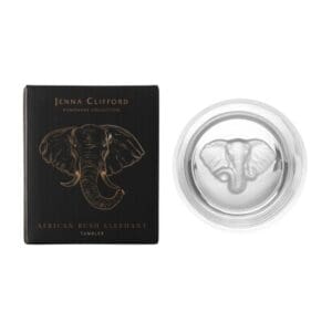 Jenna Clifford Frosted Elephant Whiskey Glass