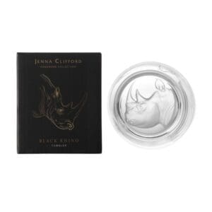 Jenna Clifford Frosted Rhino Whiskey Glass