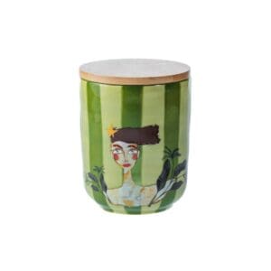 Art de Olivia Princess Canister Small Green