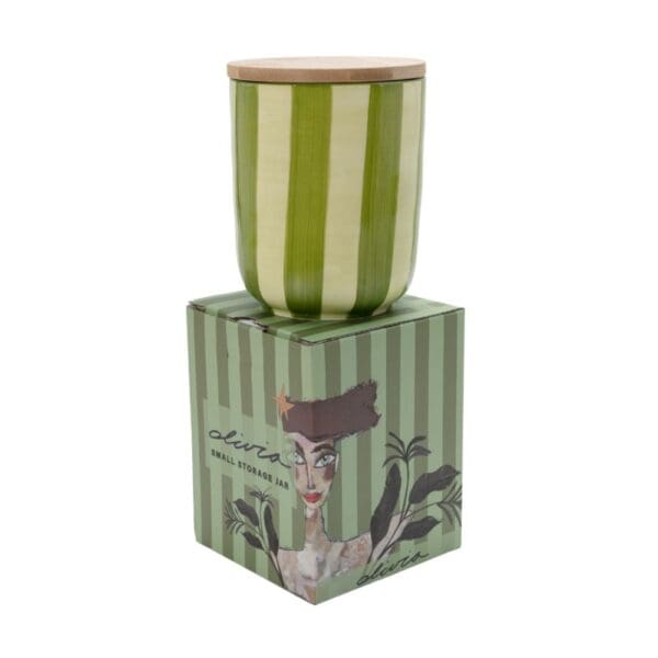 Art de Olivia Princess Canister Small Green - Image 2
