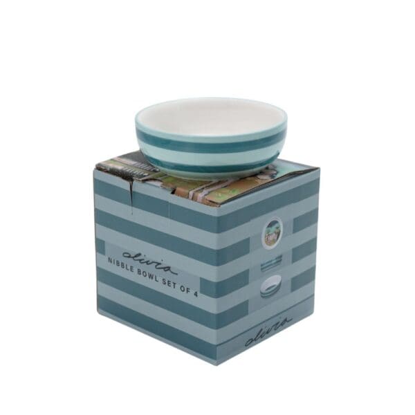 Art de Olivia Princess Nibble Bowl Set of 4 Blue - Image 2
