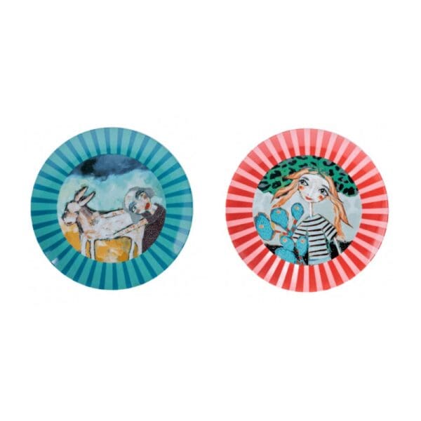 Art de Olivia Princess Side Plate Set of 4