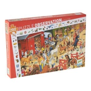 Djeco Horse Riding Gallery 200 Piece Puzzle