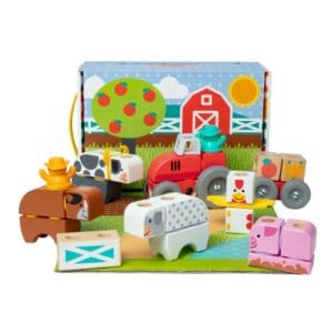 Melissa & Doug Blockables Farm Play Set
