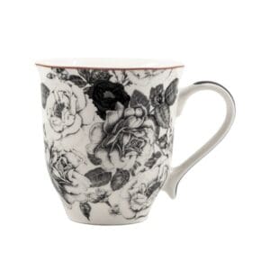 Jenna Clifford Black Rose Mug