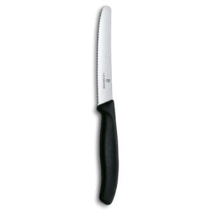 Victorinox Swiss Classic Serrated Tomato Knife Black 11CM