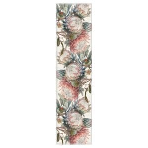 Anna-Maud Vinyl Table Runner Protea Cluster