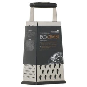 MasterClass Box Grater Non-Slip Stainless Steel