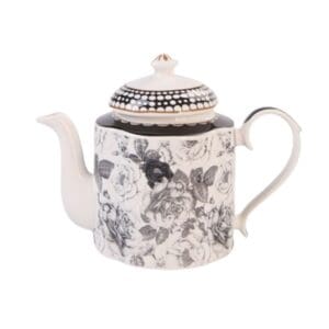 Jenna Clifford Black Rose Tea Pot