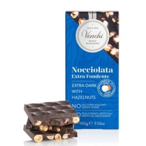 Venchi NO Added Sugar Dark Hazelnut Bar 100G