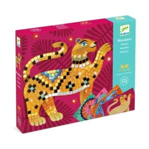 DJECO Deep in The Jungle Sticker and Jewel Mosaic Craft Kit