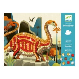 DJECO Dinosaurs Mosaic Sticker Craft Set