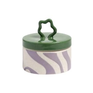 Nicolson Russell ZigZag Cannister - Green & Purple