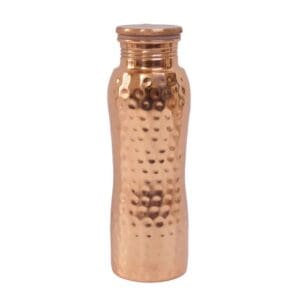 Hammered Curve Copper Bottle 600ML
