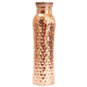 Hammered Curve Copper Bottle 900ML