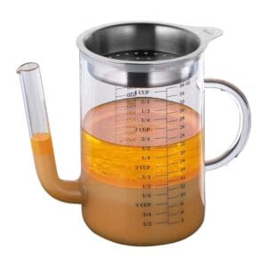 Kuchenprofi Glass/Stainless Steel Fat Separator