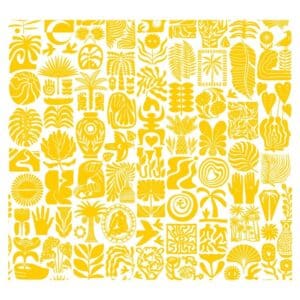 A Love Supreme Table Cloth Africa Yellow/White
