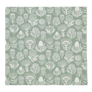 A Love Supreme Table Cloth Africa White/Sage