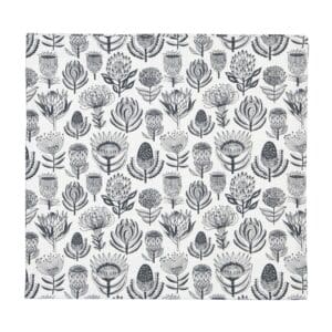 A Love Supreme Table Cloth Floral Kingdom Grey/White