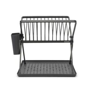 Brabantia Foldable Dish Rack - Dark Grey