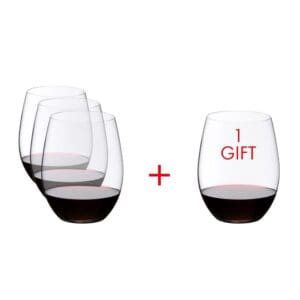 Riedel The O Wine Tumbler Cabernet/Merlot 3 Get 4 Set