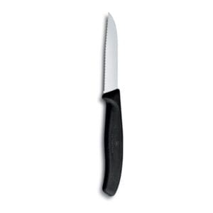 Victorinox Swiss Classic Paring Knife Serrated Black - 8cm