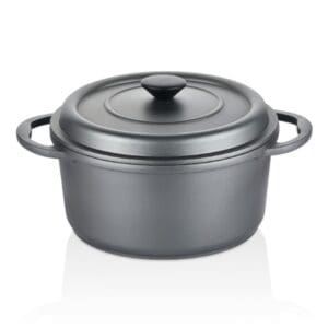 JAN Premium Cast Aluminum Deep Pot & Cast Lid 24CM