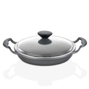 JAN Premium Cast Aluminum Egg Pan with Glass Lid 22cm