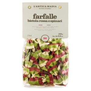 L'antica Madia Red Beet & Spinach Farfalle Pasta