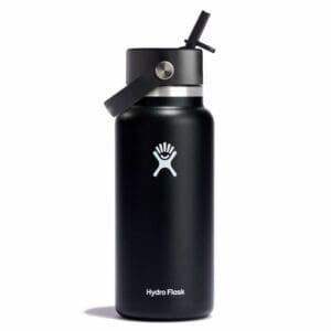 Hydro Flask Wide Mouth Flex Straw 32oz Black