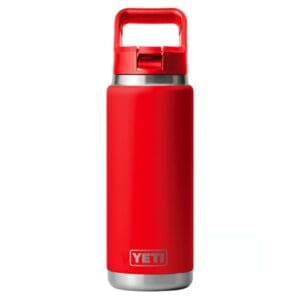 YETI Rambler Water Bottle 26oz Rescue Red