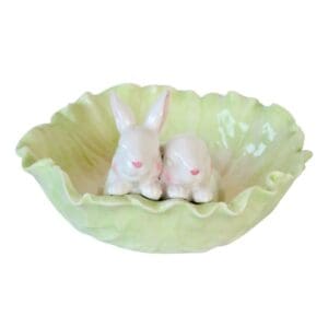 Easter Bunny Cabbage Serving Bowl