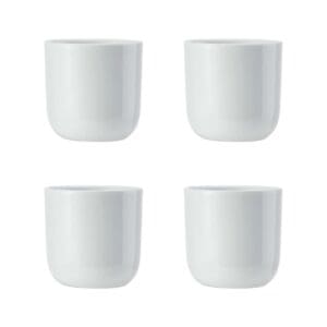 Mikasa Chalk Porcelain Egg Cup Set 4