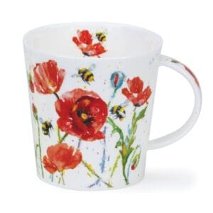 Dunoon Mug Cair - Busy Bees Poppy