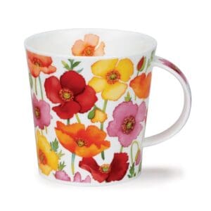Dunoon Mug Cair - Floral Fiesta Poppy