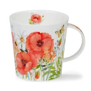 Dunoon Mug Cair - Floral Whisper Poppies