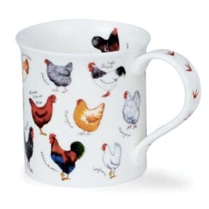 Dunoon Mug Bute Animal Breeds - Chickens