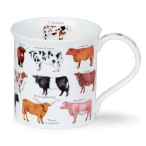 Dunoon Mug Bute Animal Breeds - Cow