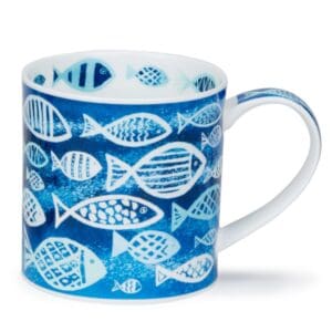 Dunoon Mug Orkney Blue Shoal Blue